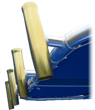 Welded four rod rocket launcher option