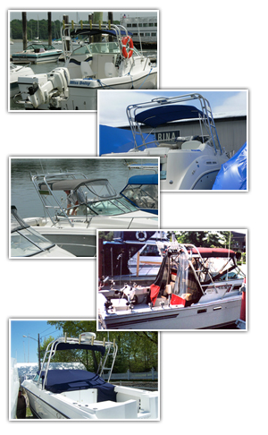 Custom fishing arch installation