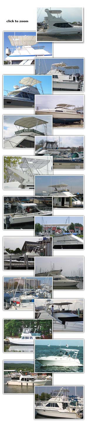 Custom hardtop installation on a powerboat
