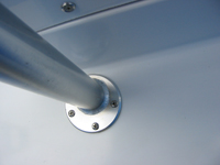 Leg and console fit reference for Commercial Duty top