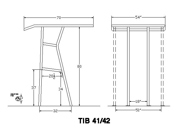 54x70 standard glass top fit example