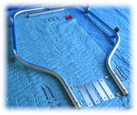Transom mounted arch installation hardware reference