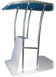 Trampoline T-top special leg fitment reference image