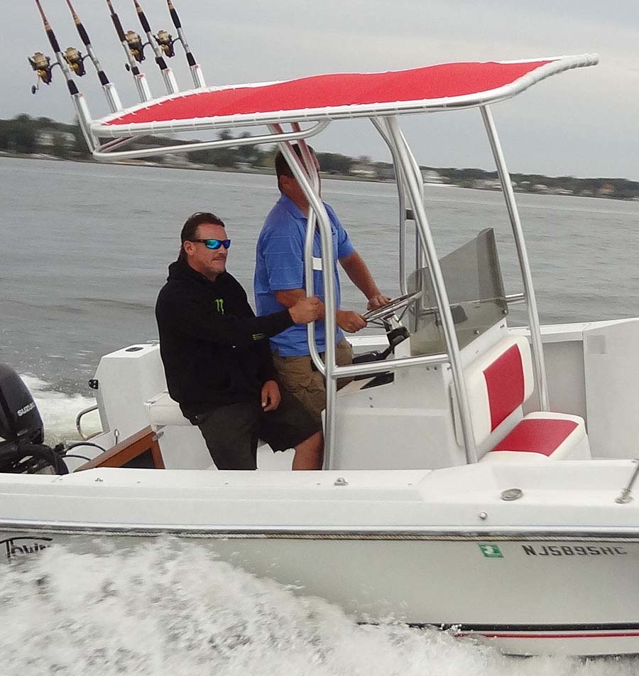Radius® Pro T-Top in Sunbrella configuration