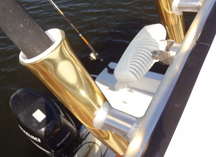 Rod holder detail on Radius® Pro T-Top