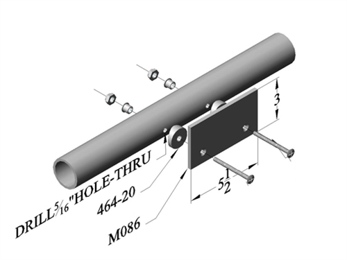 Flat plate mounting kit accessory