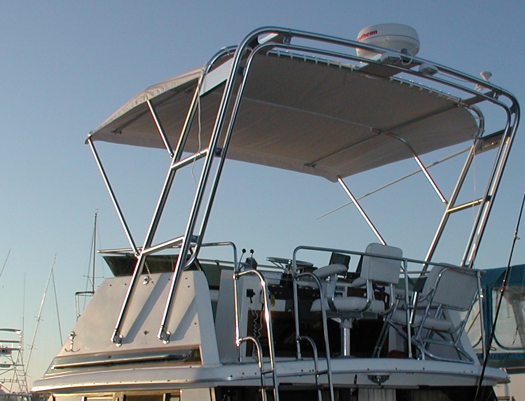 Bimini tops that attach to radar arch not fitting properly